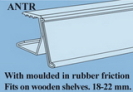 #1549-26tr, Label Holder with angle, transp ANTR--0885