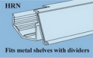 #1544-26tr, Label Holder with angle, transp HRN-3S-0885