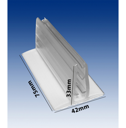 Sign grip display holder 5/75mm