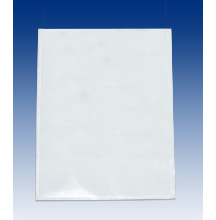 Self-adhesive pocket, open short/long side