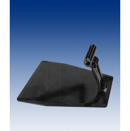 Menu holder with 40mm adjustable holder, black