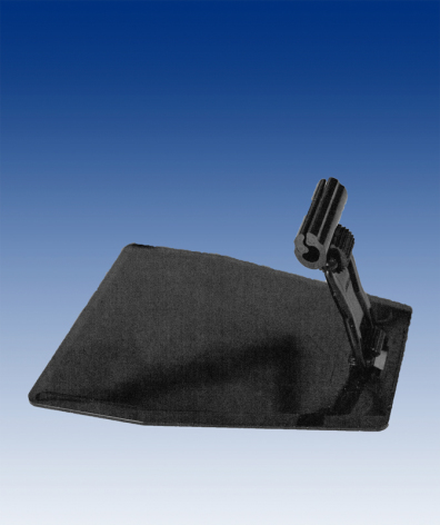 Menu holder with 40mm adjustable holder, black