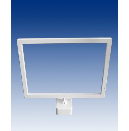 A6 frame with large magnet, white