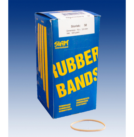 Rubber bands no32 75x3mm 500gr