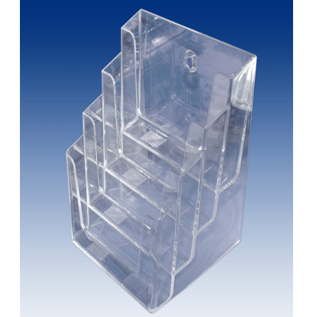 Literature holder 4 tier A5 (P)