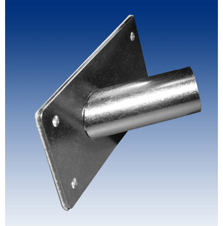 Flagpole base 100x50mm in metal
