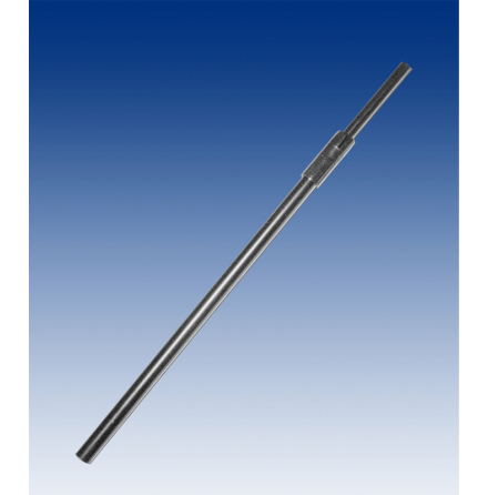 Telescopic tube 80-140cms, black