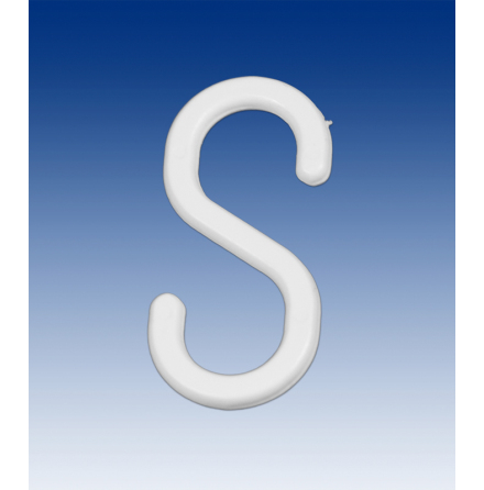 S-hooks in plastic 38mm