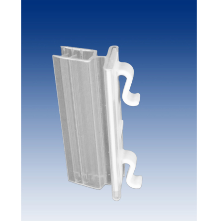 Swing hinge holder for warehouse uprights