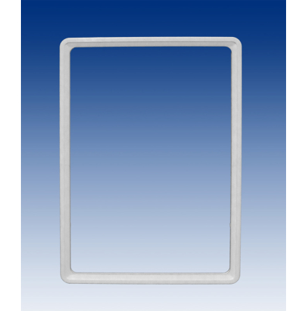 A4 frame, short side entry, white
