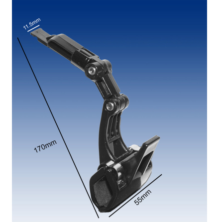 ESL clamp with bracket 11.5mm width for Pricer