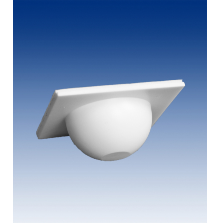 Display base 50x50mm white/black